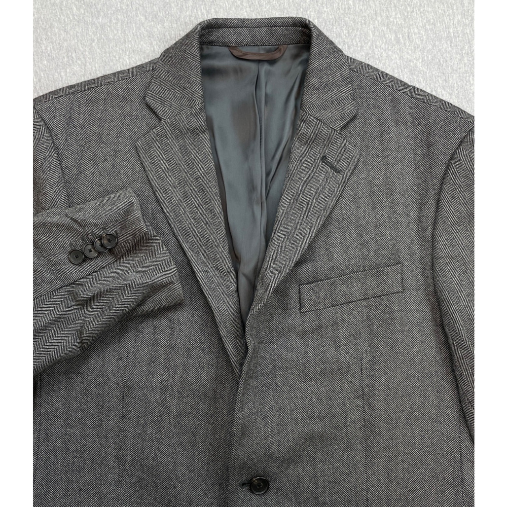 Michael Kors Blazer Mens 38R Herringbone 100% Wool 2-Button Single Breasted